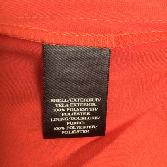 Ann Taylor Size 6 Red Coral Pencil skirt - Picture 7 of 8